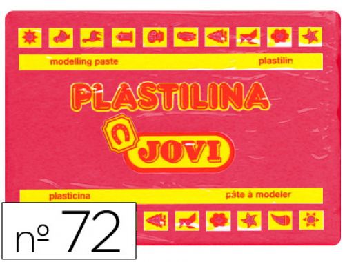 Plasticina jovi 72 350 gr rubi , Jovi , 22153 , 8412027007283